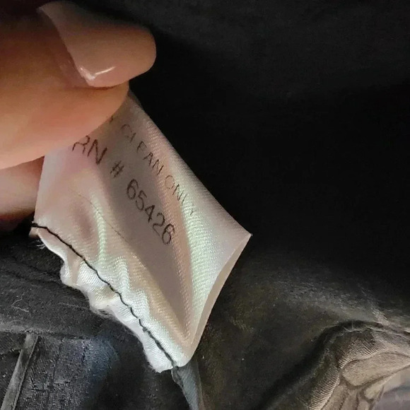 Bill Burns Black Embossed Crop Jacket - Picture 5 of 5